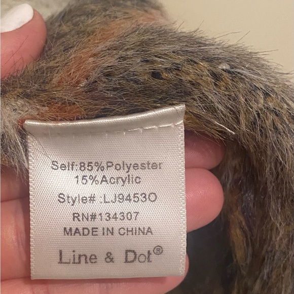 Anthropologie Line and Dot Aztec Boho Knit Cardigan - Picture 11 of 11